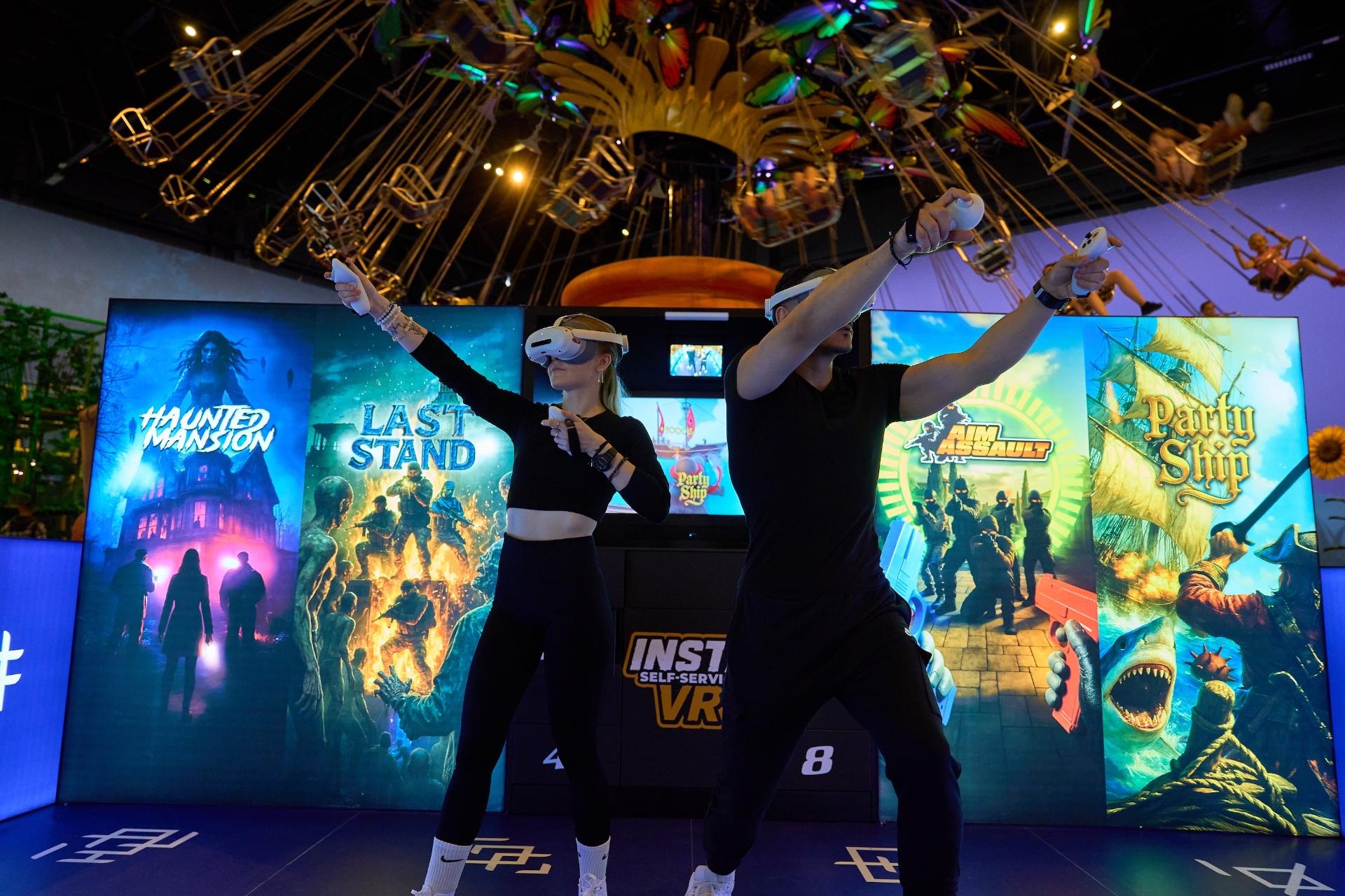 Players enjoying the InstaVR Arena
